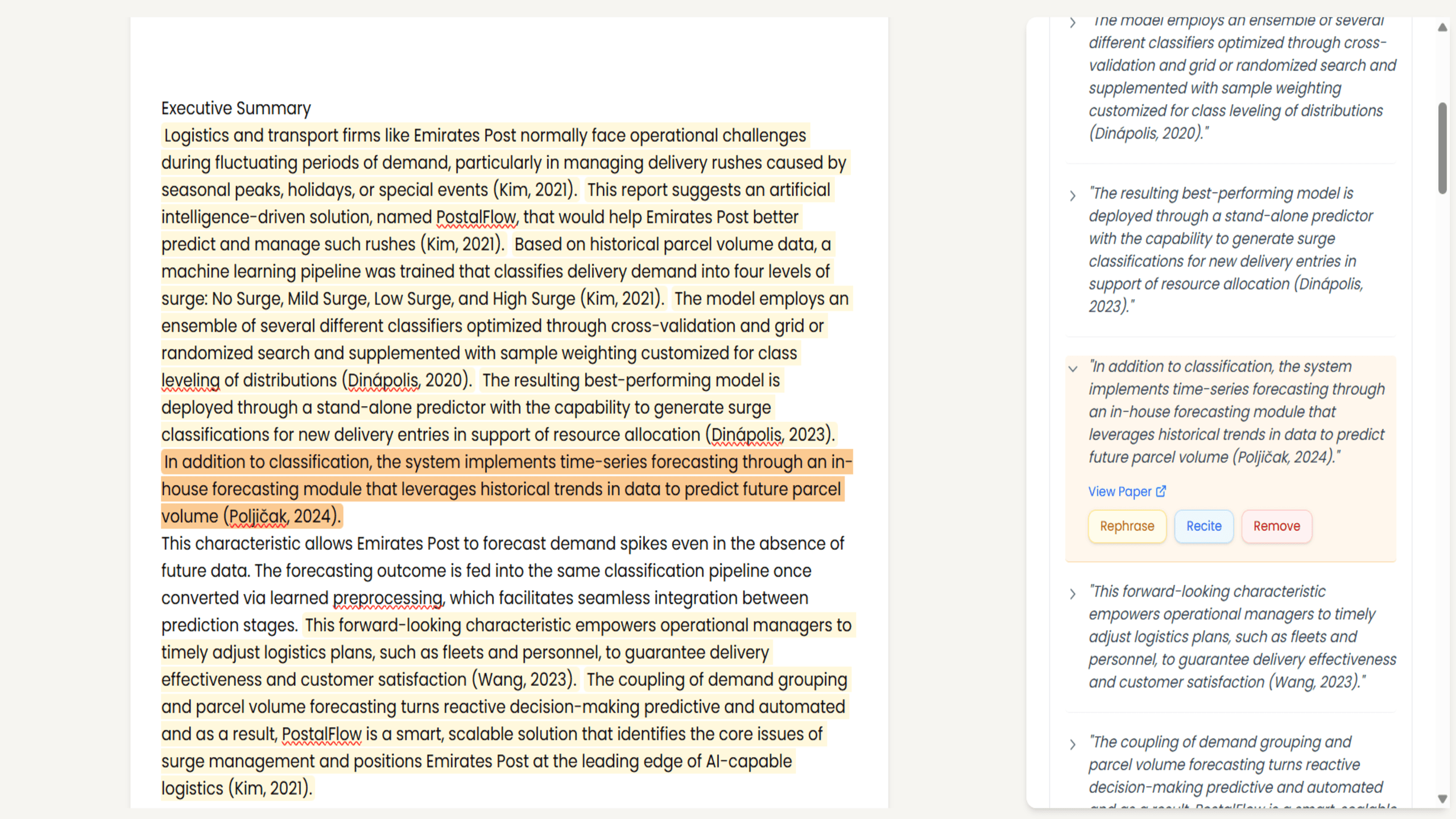 Automated Citations